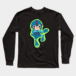 8-Bit Man Long Sleeve T-Shirt